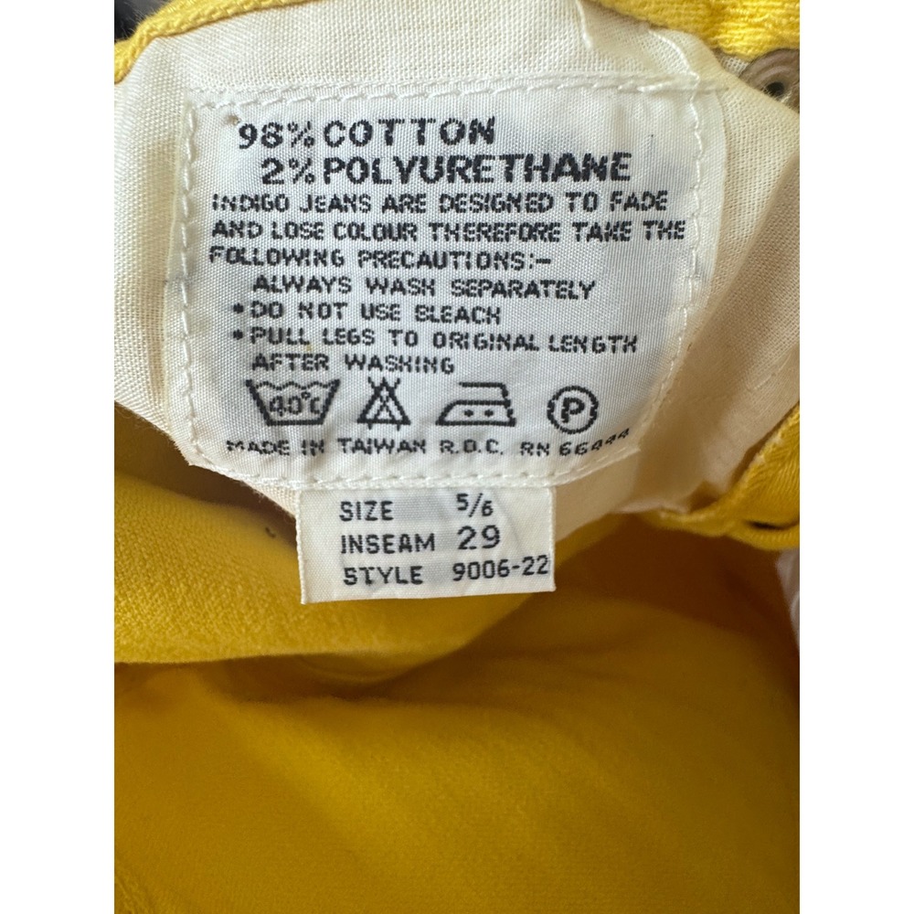 NWT Peter Golding London Vintage 80's 90's High Waist Stretch Jeans Size 5/6 - Picture 8 of 8